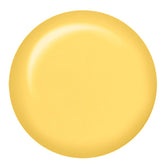 Canary rubber gel swatch in bright lemon yellow, perfect for bold and energetic summer nail styles.